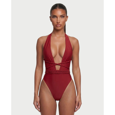 Women's Swimsuit Flattering Monokini Braided-Rope - Image 21