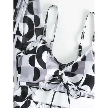 Women's Swimwear Adjustable Bikini Set Drawstring - Image 4