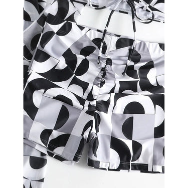 Women's Swimwear Adjustable Bikini Set Drawstring - Image 5