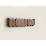 Wooden Coat Rack with Streamlined Wall-Mounted Design and Angled Hooks - Image 11