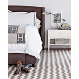 Wool Cashmere Blanket Checkered Woven Throw Letter - Image 11