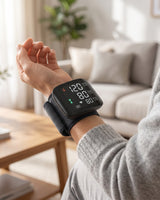 Healthguard Wrist Blood Pressure Monitor Rechargeable Digital Device With Touch Display And Voice - Image 4